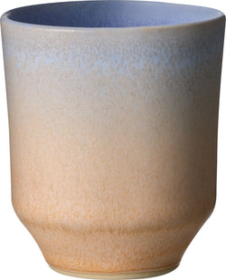 SPHERE Gobelet à café - Bleu clair, orange / Hauteur : 8,5 cm