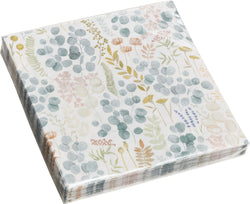 ALYSSA Serviettes de table en papier - Multicolore / L: 33.0 cm x P: 33.0 cm x H: 0.1 cm