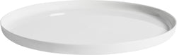 NUANCES Assiette plate - Blanc / Hauteur : 2,0 cm
