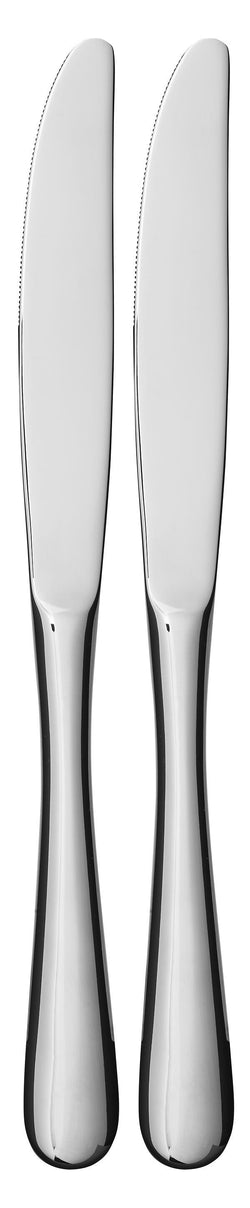 SOLA MANUELLE Tafelmesser-Set - Silber / B: 2.0 cm x T: 1.0 cm x H: 23.9 cm