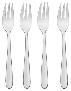 SOLA LAURIANNE Kuchengabel-Set - Chrom / B: 1.5 cm x T: 1.0 cm x H: 13.0 cm