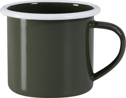Tasse ERMES - Vert / Blanc / L : 13,4 cm x l : 9,3 cm x H : 8,5 cm