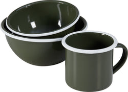 ERMES Coupelle - Vert / Blanc / H: 6.5 cm