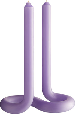 TWIST Candela lavender H27.5cm - Viola / L: 17.0 cm x P: 10.0 cm x A: 24.5 cm