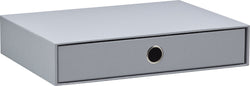 SOHO Schubladenbox - Grau / B: 33.5 cm x T: 25.2 cm x H: 6.5 cm