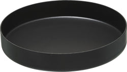 RINA Assiette à bougies - Noir / L: 10.0 cm x P: 10.0 cm x H: 1.0 cm