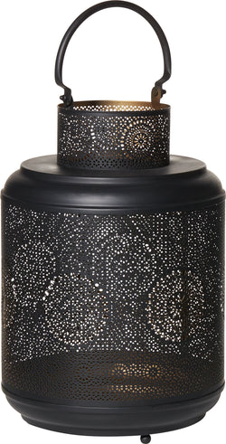 MIRA Lanterna - Nero / L: 25.0 cm x P: 25.0 cm x A: 40.0 cm