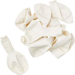 BECKY Palloncini bianco 20 pezzi - Bianco