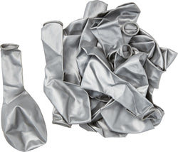BECKY Palloncini argento metallizz 20pz. - Argento
