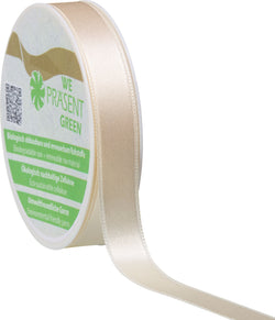 NEW LIFE Nastro regalo - Crema / L: 15.0 mm x P: 5.0 m