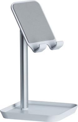 PHONE STAND Porta cellulare - Argento / L: 6.0 cm x P: 11.0 cm x A: 13.5 cm