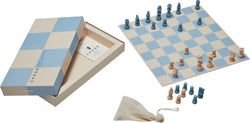 CHESS Schachspiel 35x18x4.2 cm - Beige / B: 35.0 cm x T: 4.2 cm x H: 18.0 cm