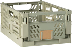 FELIX scatola pieghevole verde muscho - Verde chiaro / L: 50.0 cm x P: 33.0 cm x A: 20.0 cm