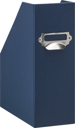 SOHO Stehsammler blau mit Griff B115mm - Blau / B: 11.5 cm x T: 26.0 cm x H: 31.5 cm