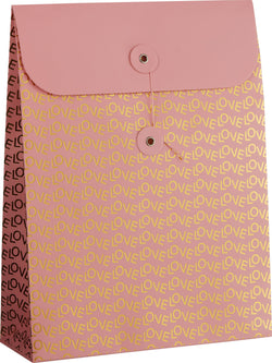 MI CASA ES SU CASA Borsa regalo 1 pezzi - Oro, Rosa / L: 23.0 cm x P: 8.0 cm x A: 30.0 cm