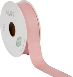 XB LYOCELL Geschenkband rosa 25 mm x 2.5 - Rosa / B: 25.0 mm