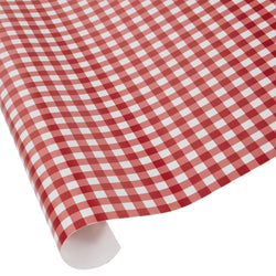 VICHY ROT Geschenkpapier - Rot, Weiss / B: 70.0 cm