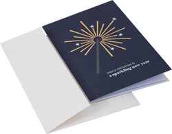 SPARKLING Carte de vœux - Bleu / A6