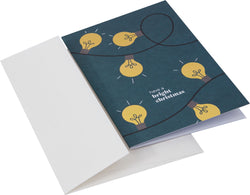 XM BRIGHT CHRISTMAS Grusskarte - Türkis / A6