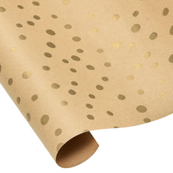 NUNA Geschenkpapier - Natur, Gold / B: 70 cm x L: 200 cm