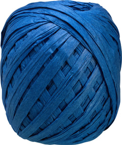 PAPER RAFFIA Band - Blau / B: 0.6 cm x L: 2500 cm