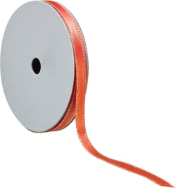 SATIN IRISÉ Geschenkband - Orange / B: 0.6 cm x L: 600 cm