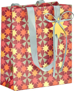 JAY Geschenktasche - Gemustert / B: 18 cm x T: 8 cm x H: 21 cm