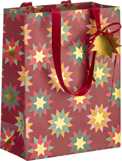 BIG STAR Geschenktasche 23x1230 cm - Gemustert / H: 23 cm x B: 12.30 cm