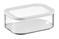 MEPAL MODULA Vorratsdose - Weiss, Transparent / B: 22.5 cm x T: 16.0 cm x H: 8.6 cm