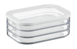 MEPAL MODULA Barattolo per dispensa - Bianco, Transparente / L: 22.5 cm x P: 16.0 cm x A: 8.6 cm