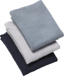 LUIS Torchon - Bleu clair / L: 25.0 cm x H: 25.0 cm