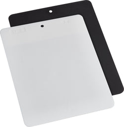 ELLA Set de planches à découper - Noir et blanc / L: 37.3 cm x P: 29.1 cm x H: 0.2 cm