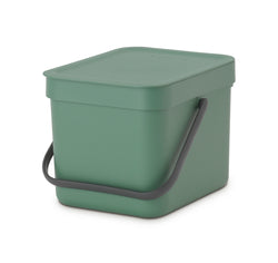 Poubelle Brabantia SORT & GO - Vert foncé / L : 20,0 cm x P : 24,9 cm x H : 18,1 cm