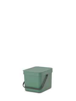 brabantia SORT & GO Pattumiera - Verde scuro / L: 20.0 cm x P: 24.9 cm x A: 18.1 cm