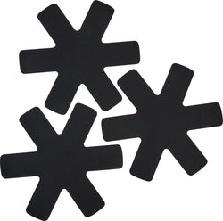 ENNIO Protège-poêles - Noir / Hauteur : 0,9 cm