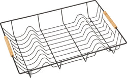 COSIMA Égouttoir à vaisselle - Noir / L: 49.0 cm x P: 32.5 cm x H: 9.0 cm