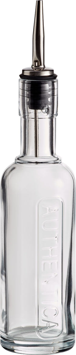 AUTHENTICA Flasche mit Ausgiesser - Transparent / H: 21.0 cm