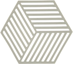 Zone Denmark HEXAGON Topfuntersetzer - Beige / B: 16.0 cm x T: 14.0 cm x H: 0.9 cm
