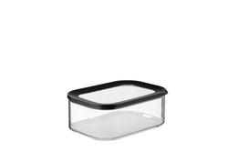 MEPAL MODULA Vorratsdose - Schwarz, Transparent / B: 22.5 cm x T: 16.0 cm x H: 8.5 cm