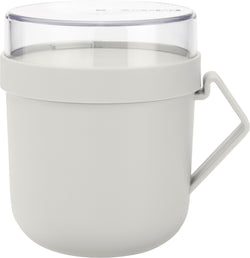 Tasse à soupe Brabantia MAKE & TAKE - Gris clair / L : 13,0 cm x P : 11,0 cm x H : 13,0 cm