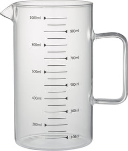 PRIAMO Messbecher - Transparent / B: 13.5 cm x T: 10.0 cm x H: 17.5 cm