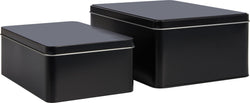 BASTIA Gebäckdosen-Set - Schwarz
