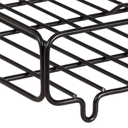 LEVIO ABTROPFSTAENDER METALL SCHWARZ MAT - Schwarz / B: 35.5 cm x T: 27.0 cm x H: 8.5 cm