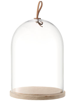 LSA IVALO Cloche à fromage - Nature, transparente / Hauteur : 29,5 cm