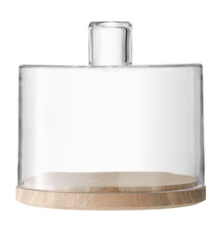 LSA LOTTA Käseglocke - Natur, Transparent / H: 24.5 cm