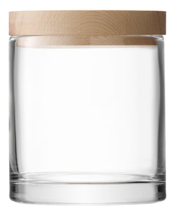 LSA LOTTA Vorratsdose - Natur, Transparent / H: 19.0 cm
