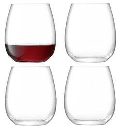 LSA BOROUGH Set de verres a vin - Transparent / Hauteur : 10,0 cm