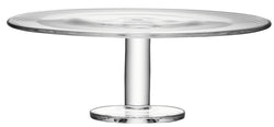 LSA KONSTANTIN Plat à tarte - Transparent / Hauteur : 14,5 cm