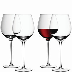 LSA WINE Set de verres a vin - Transparent / Hauteur : 26,0 cm