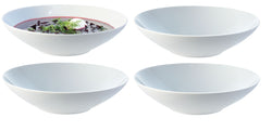 Dine Suppen-/Pastateller 4er Set Ø24cm - Weiss / H: 6.0 cm